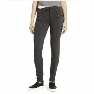 Athleta Pants Womens Size 6 Knit Ponte Moto Gray 349170 Stretch Pockets